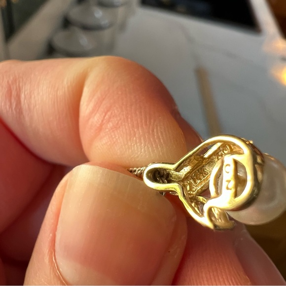 14k Gold & Pearl Antique Necklace - Picture 8 of 11